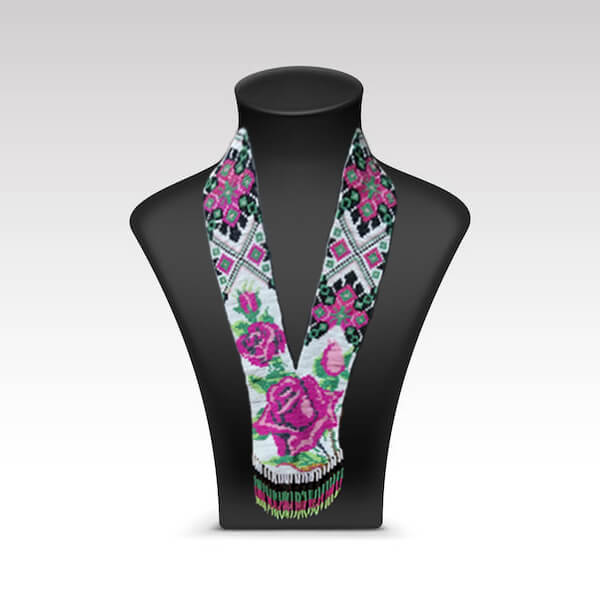 Rose design jewelry necklace